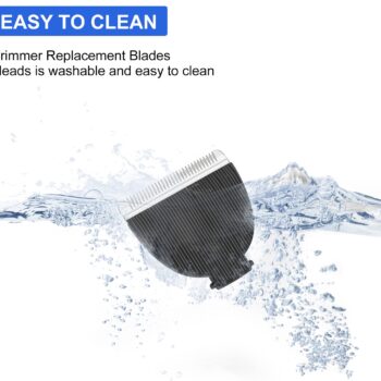 3 Pack Replacement Blades Compatible with Meridian Trimmer, Hygienic Ceramic Replacement Blades Compatible with Meridian Body Trimmer (Onyx & Sage), Black