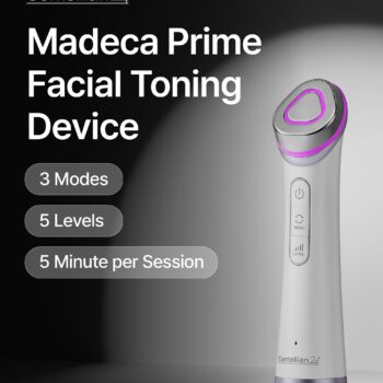 Centellian 24 Madeca Prime Facial Toning Device - 3-in-1, Glowing Glass Skin, Better Absorption, Ultra Light. Microcurrent, Premium Korean Skin Care.