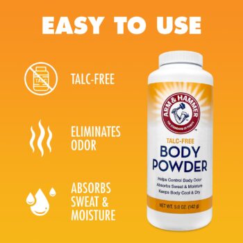 Talc-Free Body Powder for Body Odor Sweat & Moisture (3 pack)