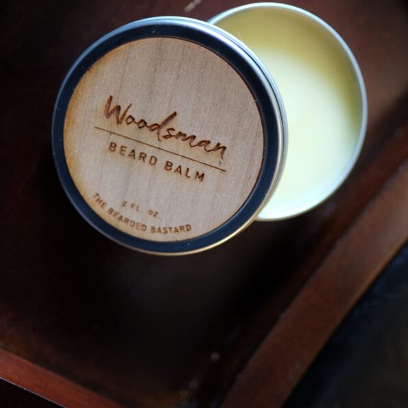 TBB Woodsman Beard Balm for Men | Tame & Style Your Beard | Beard Conditioner with Shea Butter, Jojoba Oil, Argan Oil | Cedar Scent (2 Oz.)