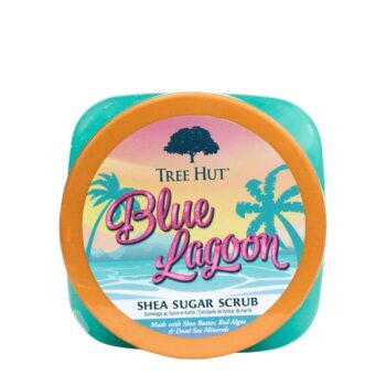 Tree Hut Blue Lagoon Shea Sugar Exfoliating & Hydrating Body Scrub, 18 oz