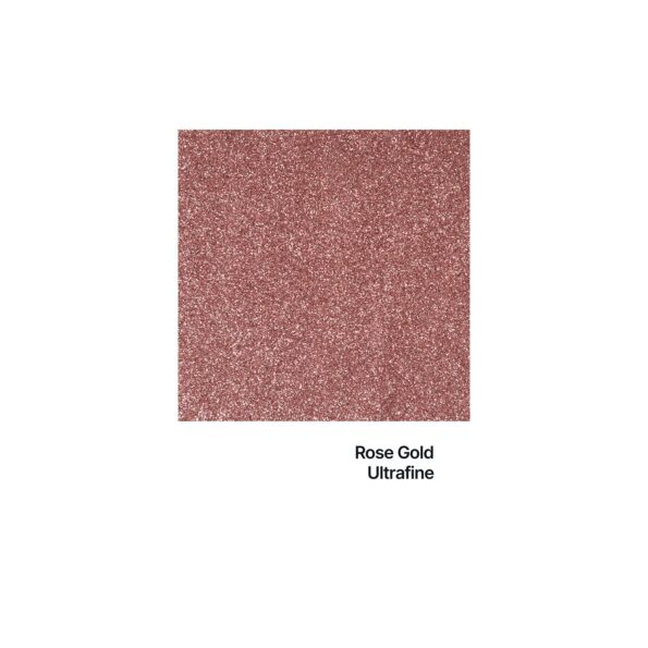 Hemway Premium Ultra Sparkle Glitter Multi Purpose Metallic Flake for Arts Crafts Nails Cosmetics Resin Festival Face Hair - Rose Gold - Ultrafine (1/128" 0.008" 0.2mm) 100g / 3.5oz
