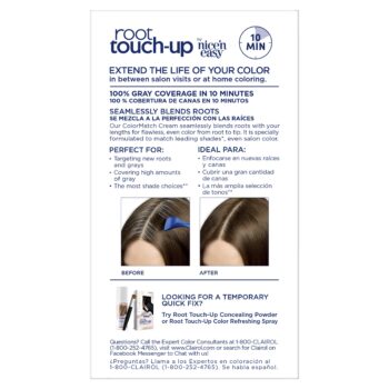Clairol Root Touch-Up by Nice'n Easy Permanent Hair Dye, 5 Medium Brown Hair Color, (Pack of 1)
