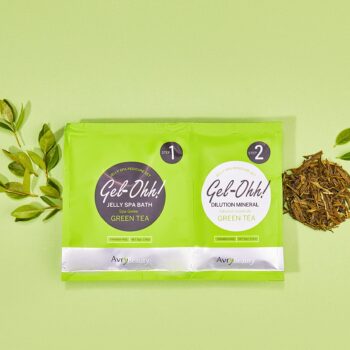 AVRYBEAUTY Gel-Ohh Jelly Spa Bath 3 pack, Green Tea Infused, Green Tea Scented, Pedicure, Salon Services, Jelly Pedicure, Pedi, Heat & Aroma Therapy