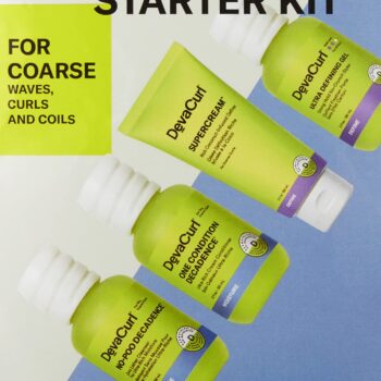 DevaCurl The Essential Starter Kit For Coarse Waves, Curls, And Coils, 4 ct.