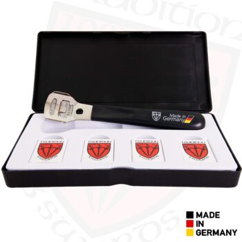 3 Swords Germany - Callus Remover Shaver Cutter Eliminator Razor with 40 Extra Sharp Refill Blades - Made in Solingen Germany