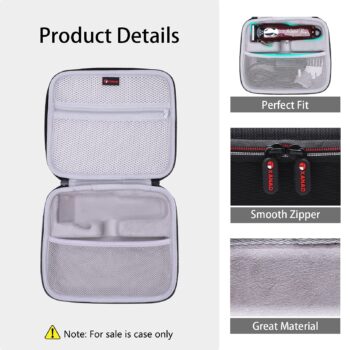 XANAD Case for Wahl Professional 5-Star Cordless Magic Clip #8148 Clippers - Carrying Organizer Storage Bag