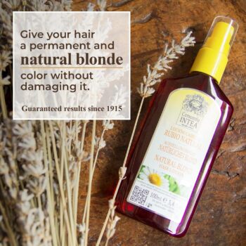Camomila Intea Hair Lightener - Go Blonder Naturally with Chamomile Extract - 3.4 Oz (1 Pack)