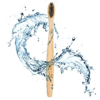 EveEco 24 Count I Bamboo Toothbrush I Soft Bristles Best for Sensitive Gums I Charcoal I Vegan I Natural Wood I BPA Fee I Recyclable I Compostable I Biodegradable | Environmentally Friendly