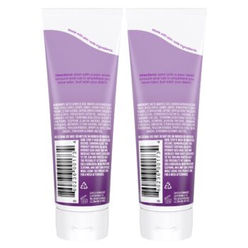 Lume Whole Body Deodorant - Invisible Cream Tube - 72 Hour Odor Control - Aluminum Free, Baking Soda Free, Skin Safe - 3.0 ounce (Pack of 2) (Lavender Sage)