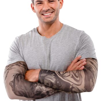 18 Pcs Tattoo Sleeves for Men Arm Sleeves Temporary Tattoo Sleeves Set Arts Fake Tattoo for Women to Cover Arms (Vivid Pattern,Medium)