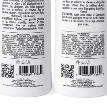 Peter Coppola Keratin Concept Color Control Sulfate-Free Shampoo & Conditioner for color treated hair - Color-Safe Keratin Shampoo & Intensely-Hydrating Conditioner, 12 Fl Oz Duo